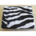 Zebra Print Faux Fur I.D. Case